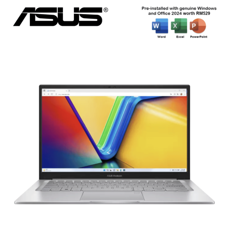 Asus Vivobook 14 A1404V-AEB107WSP / A1404V-AEB108WSP 14" FHD IPS Laptop ( i7-1355U, 16GB, 512GB SSD, Intel, W11, HS+M365 )