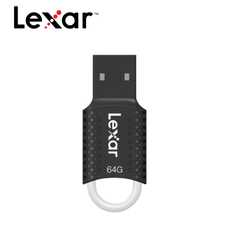 Lexar E21 JumpDrive USB 2.0 64GB Flash Drive (Black)