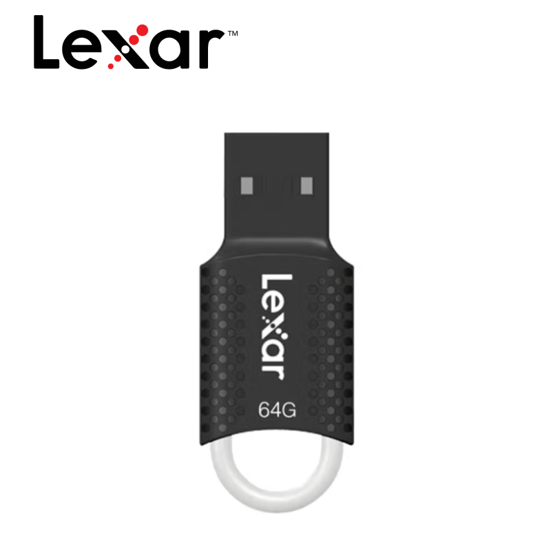 Lexar E21 JumpDrive USB 2.0 64GB Flash Drive (Black)
