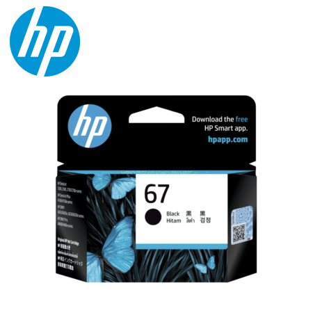 HP 67 Black / 67 Tri-color Original Ink Cartridge ( 3YM56AA / 3YM55AA )