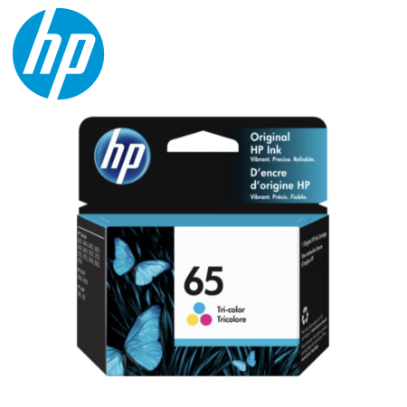 HP 65 Black / 65 Tri-color Original Ink Cartridge (N9K02AA / N9K01AA)