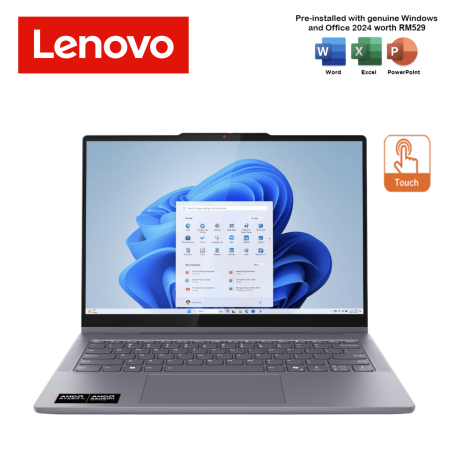 Lenovo IdeaPad 5 14AKP10 83KT008BMJ / 83KT008KMJ 14" WUXGA 2-in-1 Laptop (AI 5 330, 16GB, 512GB, ATI, W11, HS+M365)
