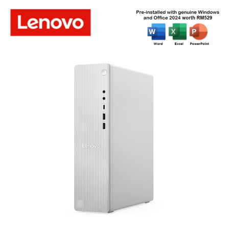 Lenovo IdeaCentre 08AKP10 91CX001CMI Tower Desktop PC Cloud Grey (AI 7 350, 16GB, 512GB SSD, ATI, W11, HS+M365)