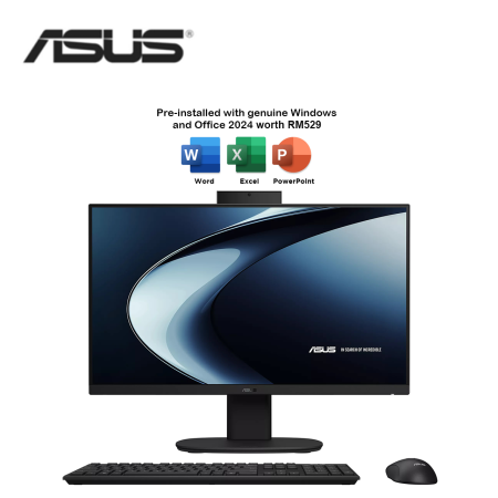 (NEED CHECK)Asus AIO V440VA-KBPC093WS 23.8" FHD All-In-One Desktop PC Black ( C3 100U, 8GB, 512GB SSD, Intel, W11, HS+M365 )