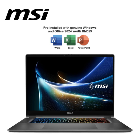 MSI Prestige N16 Flip AI+ C1XMT-211 16" UHD+ Laptop (NVIDIA RTX Spark N1X, 128GB, 2TB SSD, NVIDIA Blackwell, W11 Pro, HS)