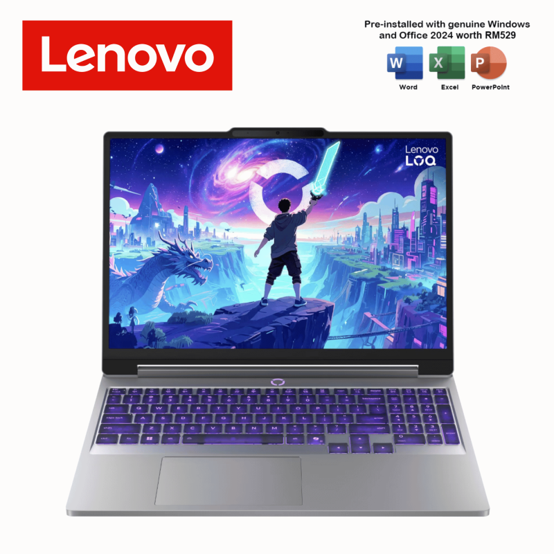 Lenovo LOQ 15IRH11E 83Y9009GMJ 15.3" WUXGA Gaming Laptop Luna Grey (C5 205H, 16GB, 512GB, RTX3050 4GB, W11, HS)