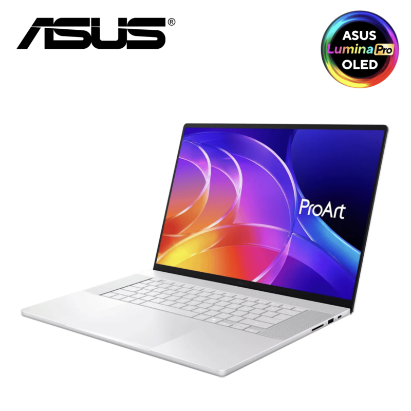 ASUS ProArt P16 H7607B-ASE121WS 16" UHD+ OLED Laptop (RTX Spark N1X, 48GB, 1TB, RTX6144, W11, HS+M365)
